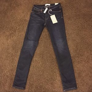 Madewell Skinny Jeans Sz 25 with 9” Rise